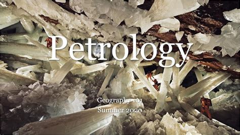 Petrology Part 1 Youtube