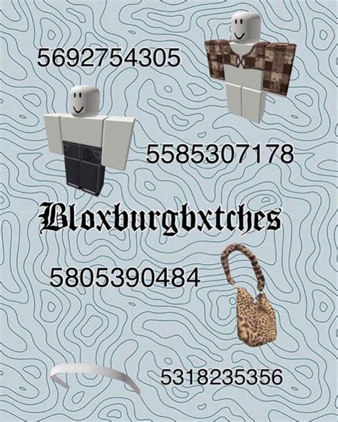 Bloxburg Workout Outfit Codes