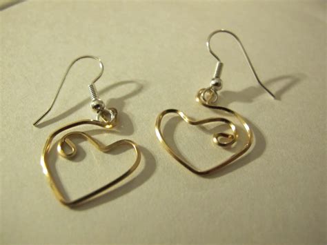 Naomi S Designs Handmade Wire Jewelry Gold Wire Wrapped Earring Designs