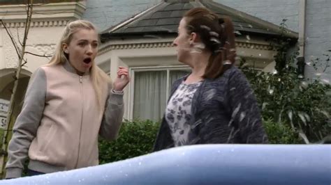 Eastenders Viewers Delighted As Sonia Fowler Pushes Sharon Mitchell Into Paddling Pool Mirror