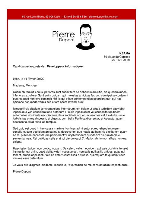 Lettre De Motivation Ocp Informatique