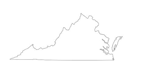 Virginia Map Stock Illustration Download Image Now Istock
