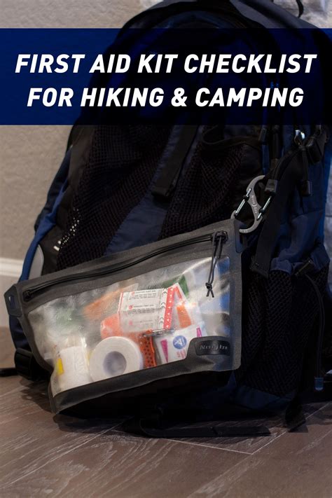 First Aid Kit Checklist For Hiking And Camping Hiking First Aid Kit