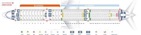 Air Canada Airbus Seat Map Get Map Update
