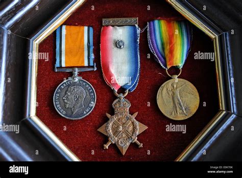 British Medals Given For Service For Those Who Fought In The First