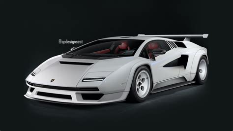 This Is What The New Lamborghini Countach Could Have Looked Like