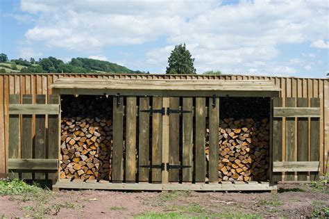 Large Wooden Log Store Just Wood Log Store Firewood Storage