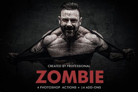 Zombie Photoshop Actions 5542513 Graphixtree