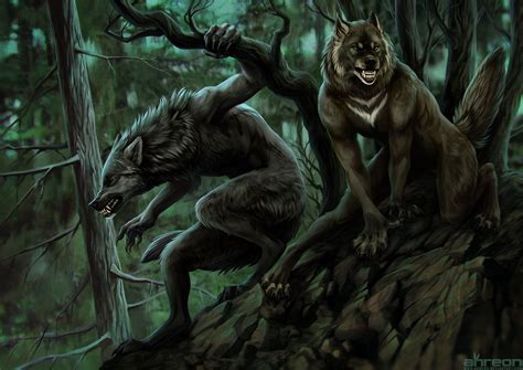 Werewolves On The Prowl Werewolf Art Werewolf Vampires And Werewolves