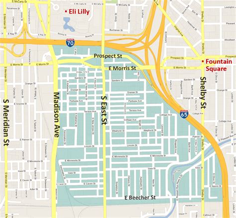 32 Map Of Indianapolis Neighborhoods Maps Database Source