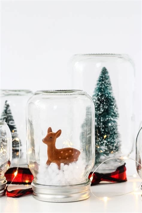 Diy Winter Wonderland Snow Globe Forest A Pretty Life In The Suburbs