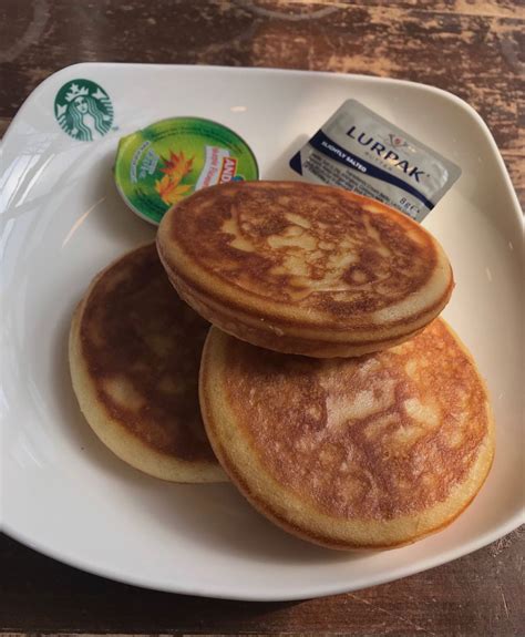 Starbucks Pancakes Food Breakfast Pancakes