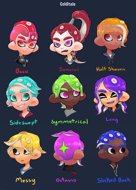 Heres My New Octoling Boy Hairstyles I Hope You Like Them