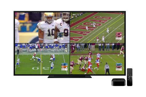 Watch live sports and television online streaming entertainment from top tv channels like abc, cbs, espn, espn2, nbc, animal planet, axn, bbc, itv, cnn, the cw, discovery channel, espn usa, eurosport, fox, fs1, fx, hbo, mtv, national geographic. ESPN's new Apple TV app lets you watch four screens of ...