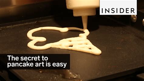 The Secret To Making Pancake Art Is Ridiculously Simple Youtube