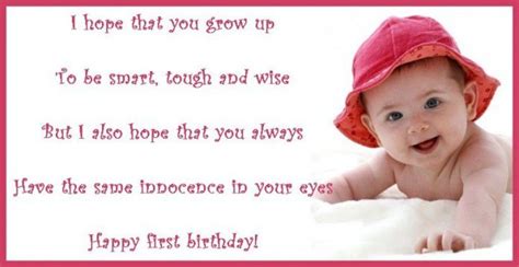 These First Birthday Wishes And Poems Can Be Used As Ideas To Write A
