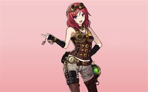 Steampunk Anime Girl Characters