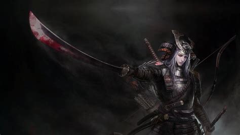 Fantasy Samurai Hd Wallpaper By Tian Zi