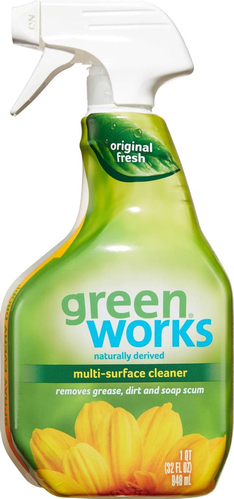 Green Works Multi Surface Cleaner Cleaning Spray Original Fresh 32