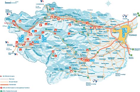 Maps Of Pragelato Ski Resort In Italy Sno