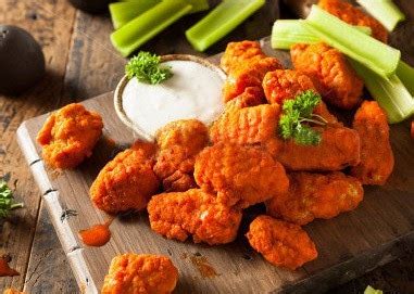 Vegan boneless chickenless hot wings. Seitan Wings- Hot Vegan Buffalo Wings - Vegan Bandit