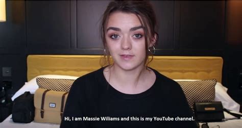 Maisie Williams Launches Her Youtube Channel And Its First Video Is Amazing
