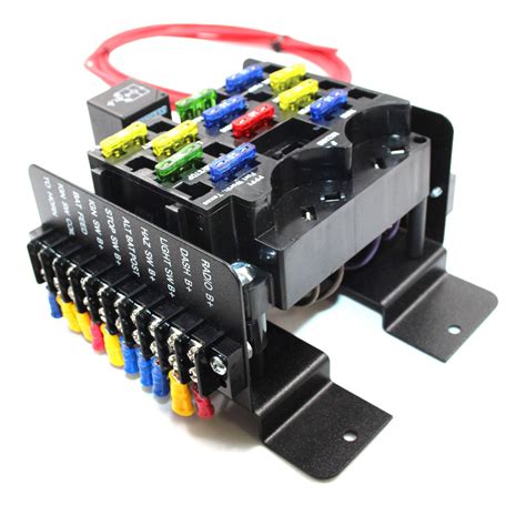 Custom 16 Circuit Upgraded Fuse Panel With Led Ato Blade Fuses 1964 9