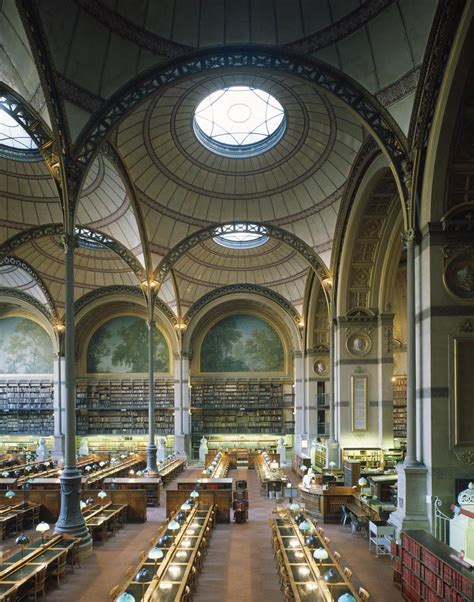 Bibliothèque Sainte Geneviève Henri Labrouste Paris France 1843