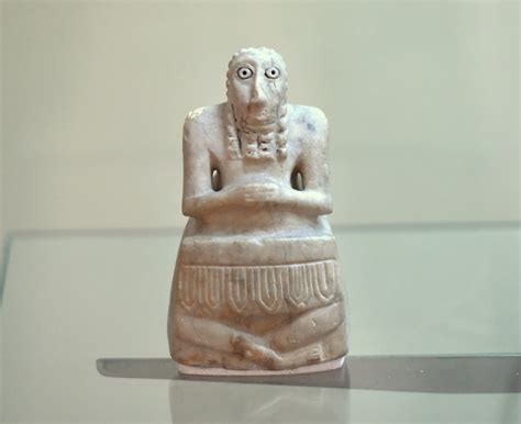 The Lion Of Chaeronea — Statue Of A Sumerian Male Worshiper From The
