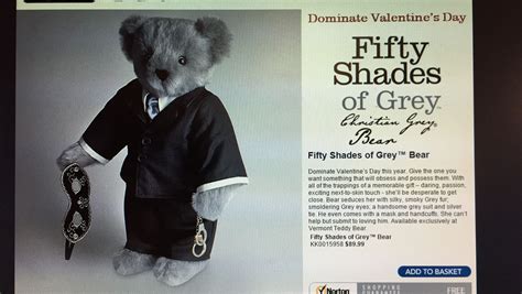 Fifty Shades Of Grey Teddy Bear Unveiled