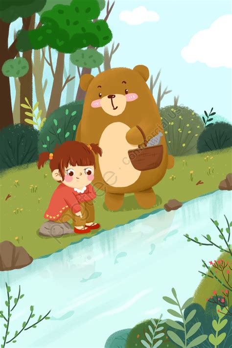 Karakter masha diadaptasi dari sebuah kisah nyata. Gambar Beruang Seram Kartun