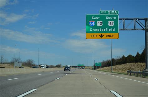 Interstate 70 East St Charles County Aaroads Missouri