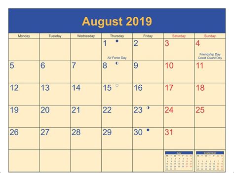 August 2019 Calendar With Holidays Uk 2019 Calendar Calendar Usa