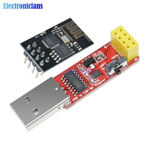 Ch340 Usb To Esp8266 Serial Esp 01 Esp 01s Esp01 Esp01s Wireless Wifi