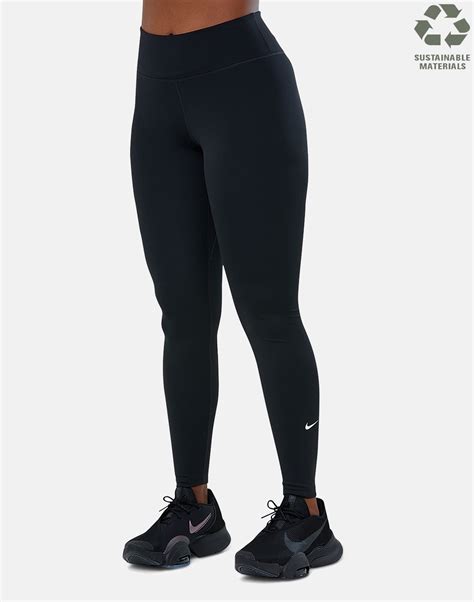Nike Womens One Leggings Black Life Style Sports Uk