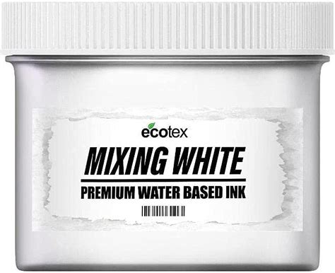 Buy Ecotex Mixing White Water Based Screen Printing Ink Block