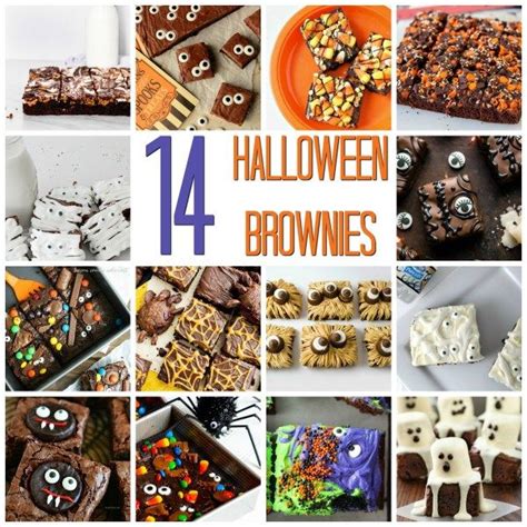These Diy Brownies Are All Decorated With A Halloween Theme These