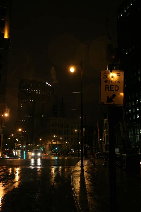 Free Images Night Morning Rain City Cityscape