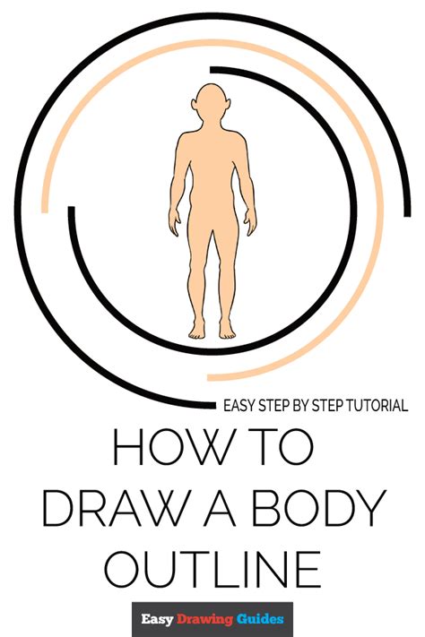 How To Draw A Body Outline Really Easy Drawing Tutorial Body
