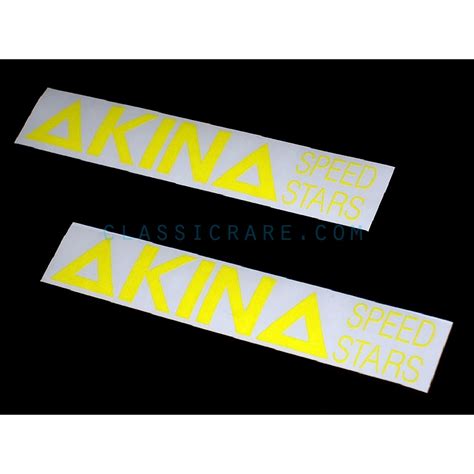 Initial D Akina Speed Stars 6inch Decal Style1 X 2 Pcs