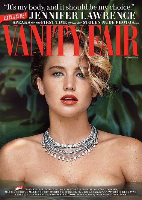 Jennifer Lawrence Nude Photos Hunger Games Star Talks To Vanity Fair