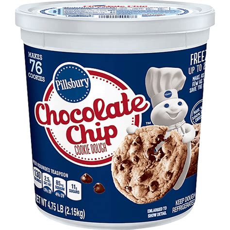 More than 741 pillsbury cookies cooking instructions at pleasant prices up to 144 usd fast and free worldwide shipping! Pillsbury Chocolate Chip Cookie Dough | Cookies | Penn Jersey Paper