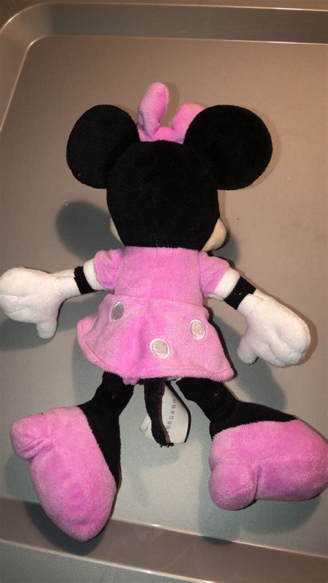 Disney Minnie Mouse Pink Dress Plush 9” Ebay