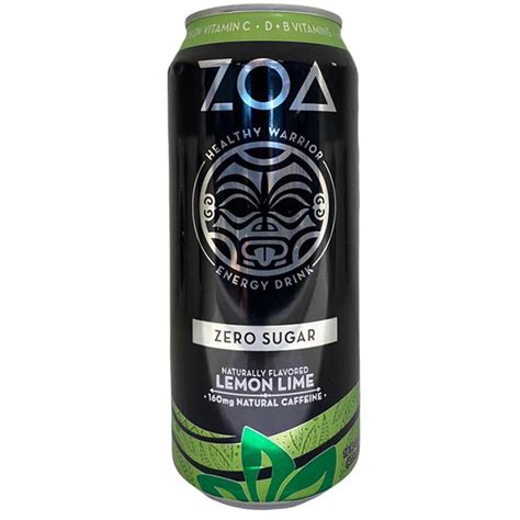 Zoa Energy Drink Lime Zero Sugar 473ml Dose Usa Energy Drink Online
