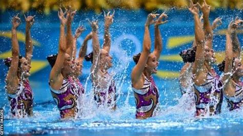Gbs Synchronised Swimmers Sixth After Technical Routine Bbc Sport