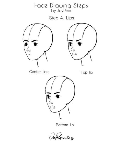 Easy to create with room to freestyle. How to Draw a Female Face: Step by Step Tutorial for ...