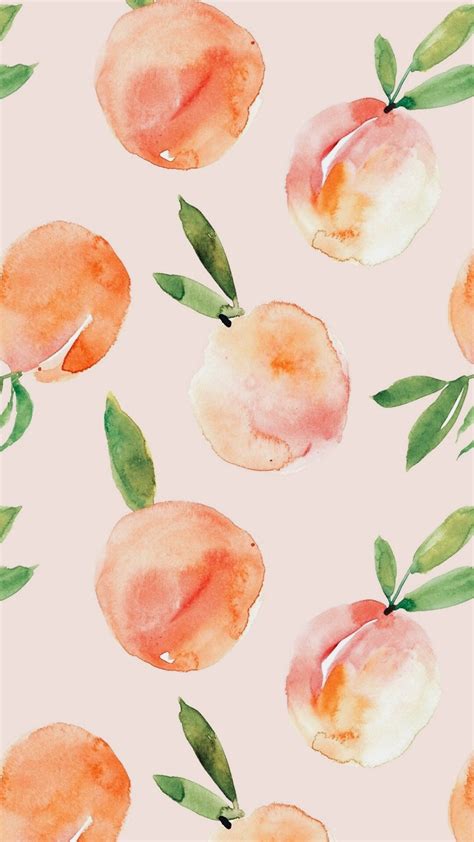 Peach Wallpaper L Wallpaper Wallpaper Iphone Summer Trendy Wallpaper