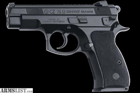 Armslist For Sale Cz 75 D Compact Semi Auto Handgun 9mm Luger 38