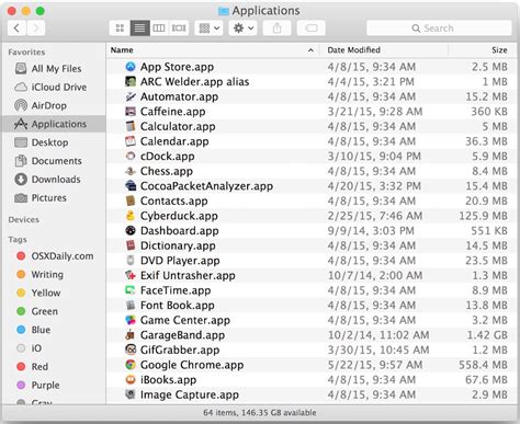 How to List All Applications on a Mac