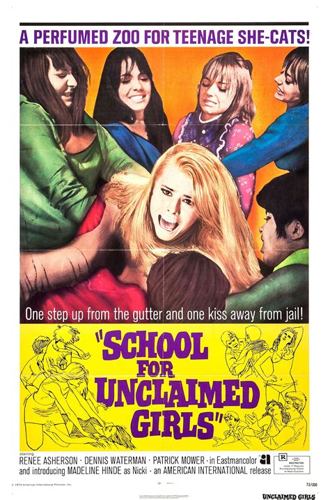 School For Unclaimed Girls 1969 Movie Posters Movie Posters